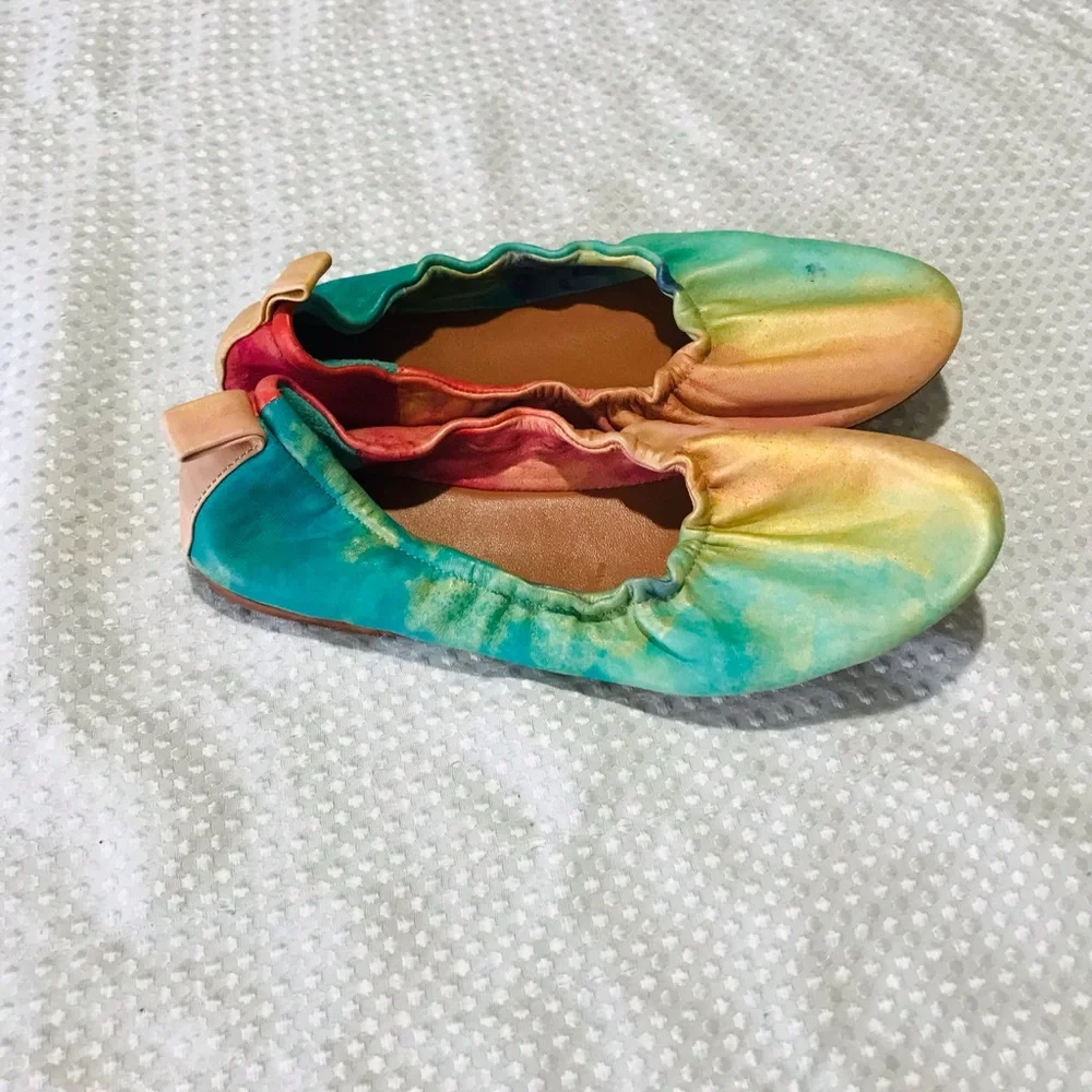 Jasper &‎ jeera Anthropologie watercolor flats